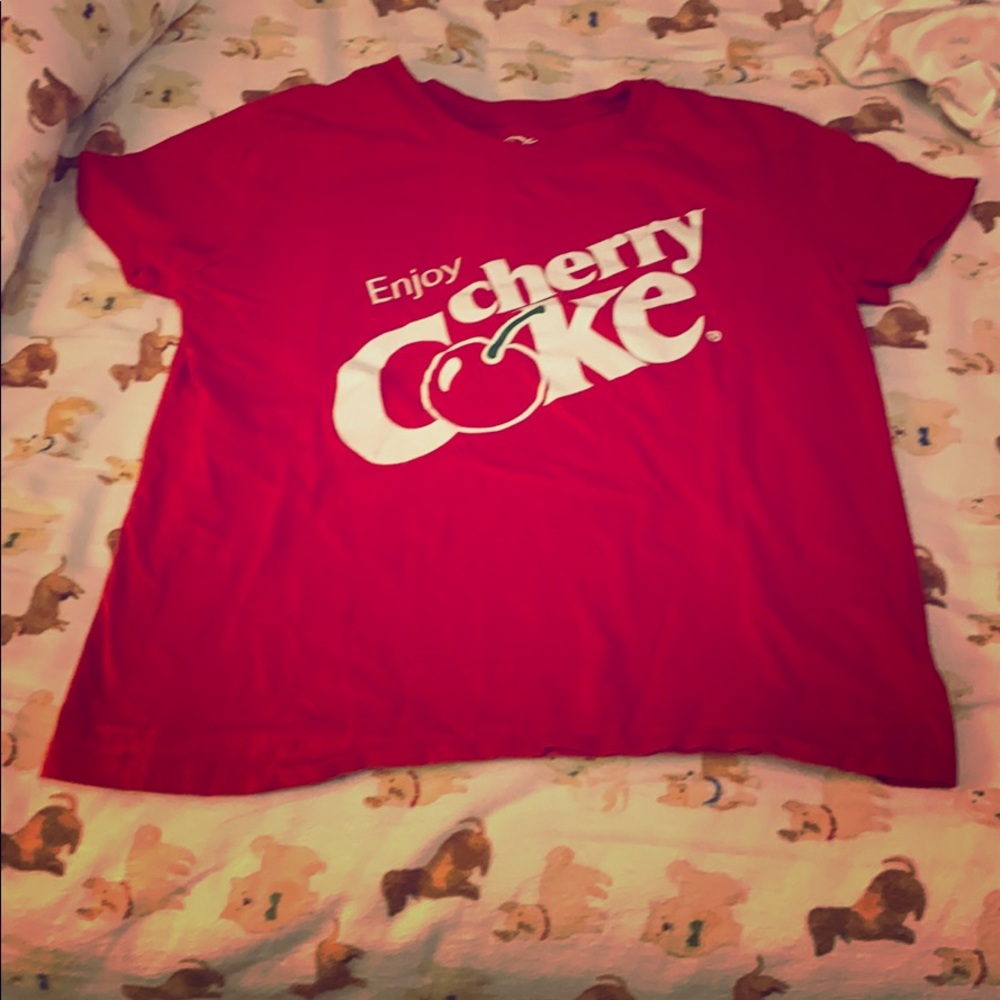 Cherry coke graphic tee
